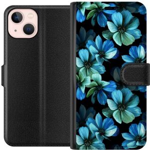 Generic Apple iPhone 13 mini Tegnebogsetui Blomster