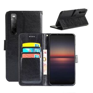 CaseOnline Wallet Cover 3-kort Sony Xperia L4 : farve - sort