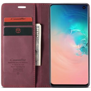 CaseMe Smart Magnet FlipCase Samsung Galaxy S10E (SM-G970F) : farve - bordeaux