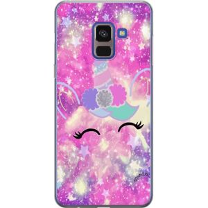 Generic Samsung Galaxy A8 (2018) Gennemsigtig cover Enicorn