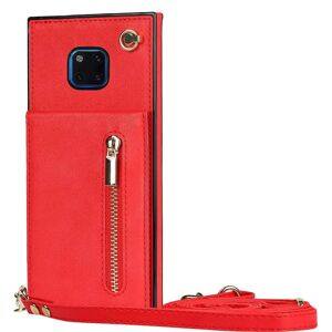 CaseOnline Zipper halskæde etui Huawei Mate 20 Pro - Rød