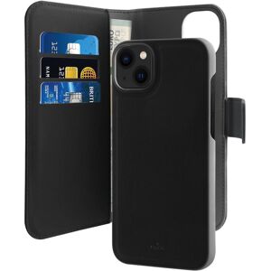 Puro iPhone 13/iPhone 14 Etui Wallet Detachable 2 in 1 Sort