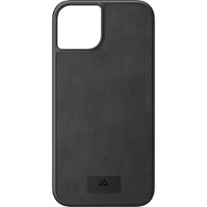 Black Rock iPhone 14 Cover Real Leather Case Sort