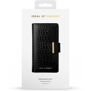 iDeal of Sweden Cora Phone Wallet Galaxy S22 Jet Black Croco