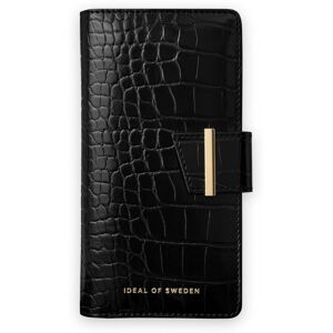 iDeal of Sweden Cora Phone Wallet iPhone 11/XR Jet Black Croco