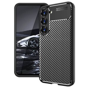 CaseOnline Carbon silikone cover Samsung Galaxy S23 - Sort