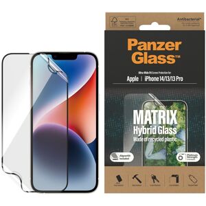 PanzerGlass iPhone 13/iPhone 13 Pro/iPhone 14 Skærmbeskytter Matrix Hybrid Glass EasyAligner