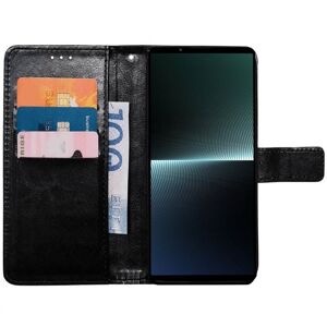 CaseOnline Wallet cover 3-kort Sony Xperia 10 V - Sort