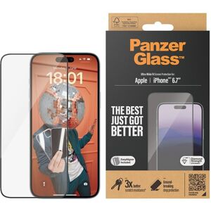 PanzerGlass iPhone 15 Plus Skærmbeskytter Ultra-Wide Fit EasyAligner