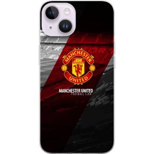 Generic Apple iPhone 15 Gennemsigtig cover Manchester United FC