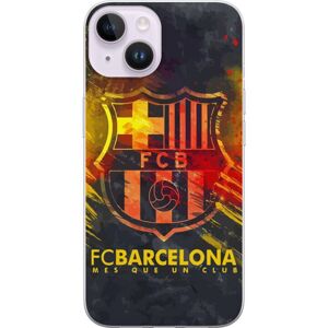Generic Apple iPhone 15 Gennemsigtig cover FC Barcelona