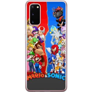 Generic Samsung Galaxy S20 Gennemsigtig cover Super Mario
