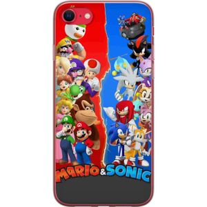Generic Apple iPhone SE (2022) Gennemsigtig cover Super Mario