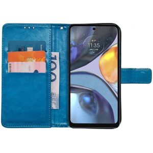 CaseOnline Wallet cover 3-kort Motorola Moto G84 - Lyseblå