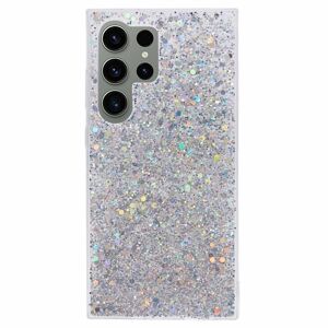 Nordic Covers Samsung Galaxy S24 Ultra Cover Sparkle Series Stardust Silver