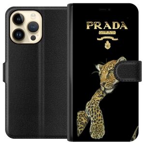 Generic Apple iPhone 15 Pro Max Tegnebogsetui Prada Leopard