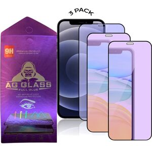 GPARMART Anti-blå, iPhone 12, 12 PRO hærdet glas 9H skærmbeskytter (6,1 tommer) -3-PACK