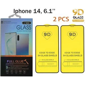 GPARMART 2-PAK- Skærmbeskytter iPhone 14  (6,1 tommer),9D Hærdet glas