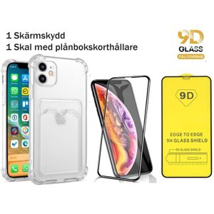 GPARMART Iphone 14: 2 i 1 combo: Skærmbeskytter (1 Pakke) og etui med pungkortholder  (1 pakke)