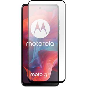 2-PAK SKALO Motorola Moto G04 4G FULL-FIT Hærdet Glas Skærmbeskyttelse - Sort