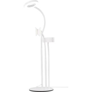 Deltaco 3-IN-1 Selfie Ring Lamp With Phone and Microphone holder, whit