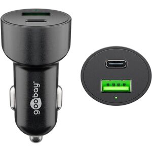 Goobay Hurtig oplader til bil med dobbelt USB-C™ PD (Power Delivery) (48 W)