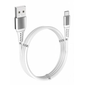 GadgetMonster Magnetic USB-C Charge Cable, slipp kabeltrassel, 2,4A, 1 m