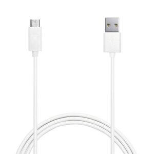 Aurora Puro Usb-a - Microusb Kabel 1 Meter Hvid