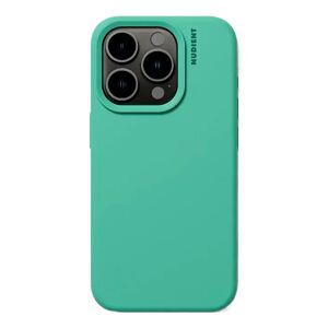 Nudient Base Silicone iPhone 15 Pro Cover - Mint Green
