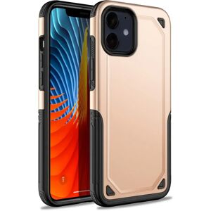 MOBILCOVERS.DK iPhone 12 Mini Rugged Armor Hybrid Cover - Guld