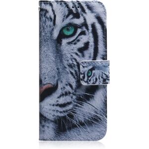 MOBILCOVERS.DK Google Pixel 6 Læder Cover m. Pung & Print - Tiger