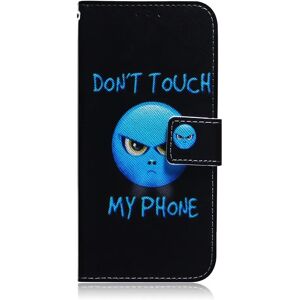 MOBILCOVERS.DK Google Pixel 6 Læder Cover m. Pung & Print - Don't Touch My Phone