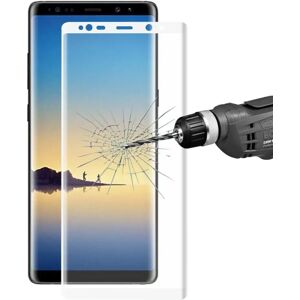 Samsung Galaxy Note 8 HAT PRINCE Hærdet Glas Skærmbeskyttelse (full-size med kurver) - Hvid