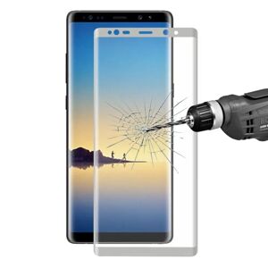 MOBILCOVERS.DK Samsung Galaxy Note 8 HAT PRINCE Hærdet Glas Skærmbeskyttelse (full-size med kurver) - Sølv