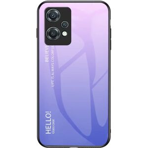 MOBILCOVERS.DK OnePlus Nord CE 2 Lite (5G) Cover m. Glas Bagside - Hello - Lilla