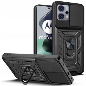 Motorola Moto G13 / G23 Tech-Protect Camshield m. Magnetisk Fingerring & Ståfunktion - Sort