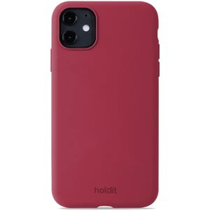 Holdit iPhone 11 Soft Touch Silikone Case - Red Velvet