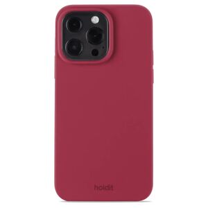 Holdit iPhone 13 Pro Soft Touch Silikone Case - Red Velvet