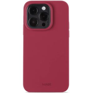 Holdit iPhone 14 Pro Soft Touch Silikone Case - Red Velvet