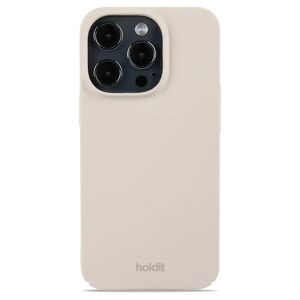 Holdit iPhone 15 Pro Slim Case - Light Beige