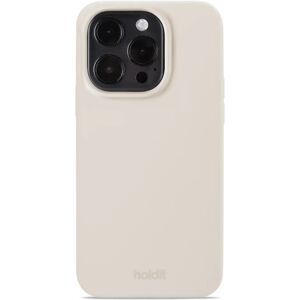 Holdit iPhone 15 Pro Soft Touch Silikone Case - Light Beige