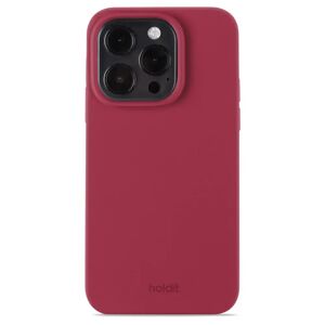 Holdit iPhone 15 Pro Soft Touch Silikone Case - Red Velvet