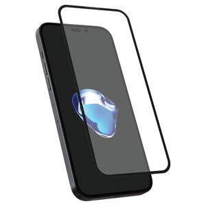 iPhone 15 Holdit Hærdet Glas Skærmbeskyttelse 3D - Case Friendly - Sort Kant