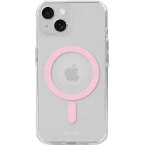 Holdit iPhone 15 / 14 / 13 MagSafe Case - Transparent / Pink