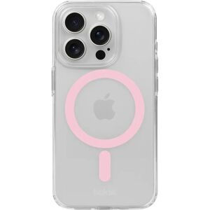 Holdit iPhone 15 Pro MagSafe Case - Transparent / Pink