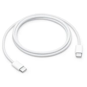 Original Apple Woven USB-C til USB-C Kabel 60W - 1m - Hvid (MQKJ3ZM/A)