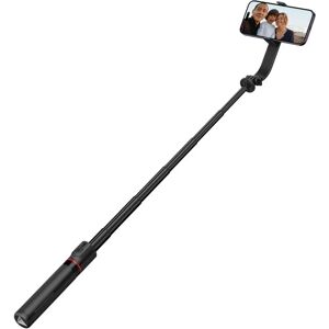 Tech-Protect L04S Kompakt Selfiestang m. Tripod & Bluetooth - MagSafe Kompatibel - Sort