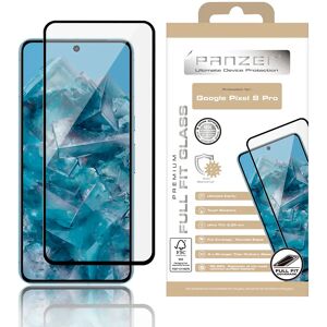 Google Pixel 8 Pro PANZER Premium Full-Fit Glass - Sort Ramme