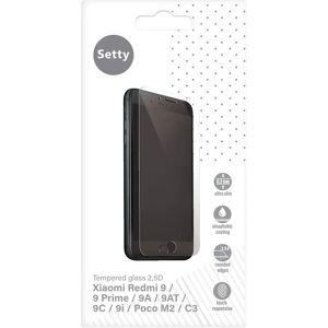 Xiaomi Redmi 9 / 9A / 9AT / 9C Setty Hærdet Glas Skærmbeskyttelse - Case Friendly - Gennemsigtig