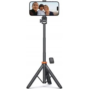 Tech-Protect L03S Kompakt Selfiestang m. Tripod & Bluetooth - Sort